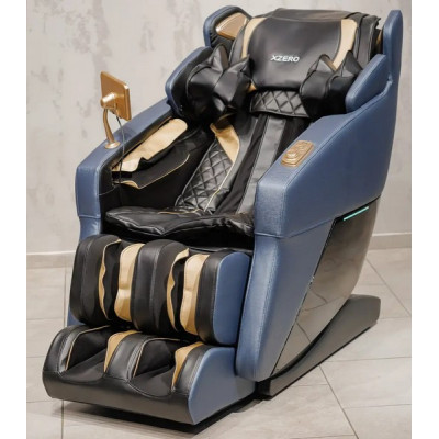 Масажне крісло XZERO Y19 SL PREMIUM BLUE сине для росту до 185см та вагою до 130кг