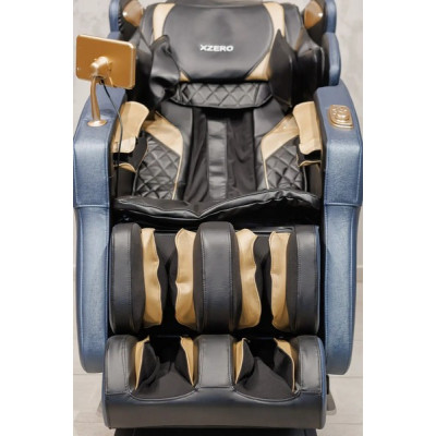 Масажне крісло XZERO Y19 SL PREMIUM BLUE сине для росту до 185см та вагою до 130кг