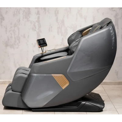 Масажне крісло XZERO X22 SL Premium GRAY cіре для росту до 190см та вагою до 130кг