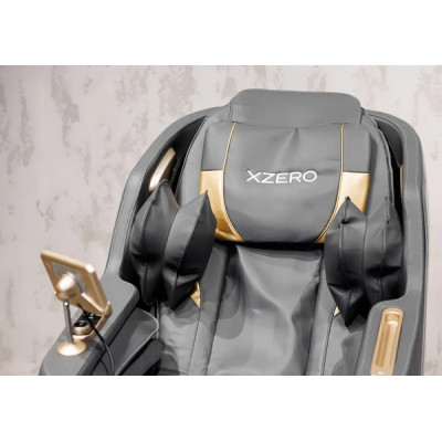 Масажне крісло XZERO X22 SL Premium GRAY cіре для росту до 190см та вагою до 130кг