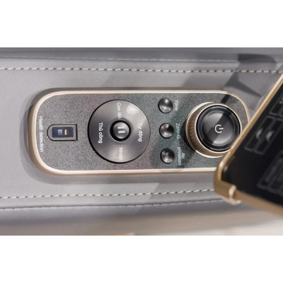 Масажне крісло XZERO X22 SL Premium GRAY cіре для росту до 190см та вагою до 130кг