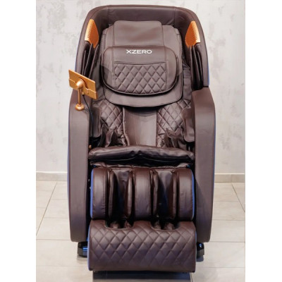 Масажне крісло XZERO LS-35-4D BLUE сине для росту до 200см та вагою до 140кг