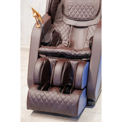 Масажне крісло XZERO LS-35-4D BLUE сине для росту до 200см та вагою до 140кг