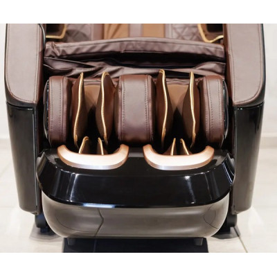 Масажне крісло XZERO L30 SL Premium BLACK чорно-коричневе для росту до 190см та вагою до 130кг