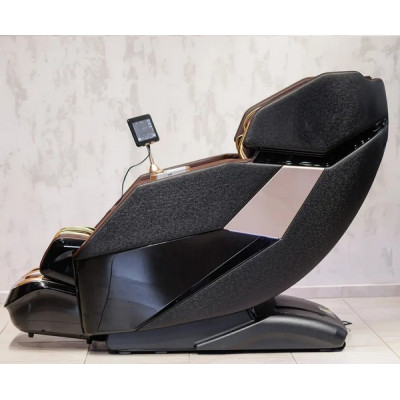 Масажне крісло XZERO L30 SL Premium BLACK чорно-коричневе для росту до 190см та вагою до 130кг