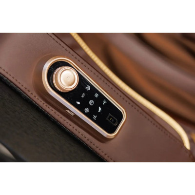 Масажне крісло XZERO L30 SL Premium BLACK чорно-коричневе для росту до 190см та вагою до 130кг