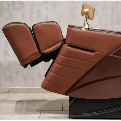 Купити масажне крісло MANZOKU CREDO BROWN 3D коричневе для росту до 190см и весом до 130кг