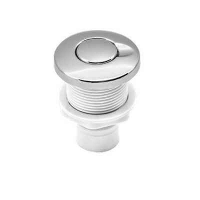 Кнопка пневмо АКВА-ДЖЕТ пластик хром