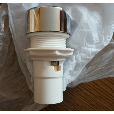 Регулятор повітря для джакузі ДЮНА метал хром без різьби