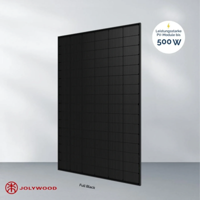 Купити сонячну панель JOLYWOOD JW-HD108N-R2-500W bifacial all black потужністю 500Вт для сонячної електростанції у нашому інтернет магазині sanevv.com.ua