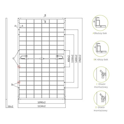 Купити сонячну панель JOLYWOOD JW-HD108N-R2-500W bifacial all black потужністю 500Вт для сонячної електростанції у нашому інтернет магазині sanevv.com.ua