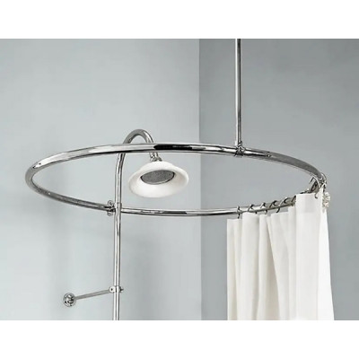 Карниз круглый душевой из нержавеющей стали под заказ