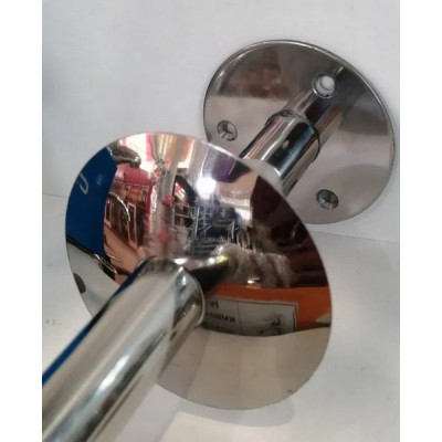 Карниз дугообразный для асимметричных ванн нержавеющяя сталь 140*90см