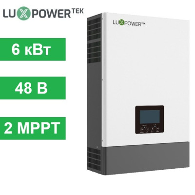 Придбати Інвертор автономний LUXPOWER SNA 6000 потужністю 6 кВт з додатковою знижкою