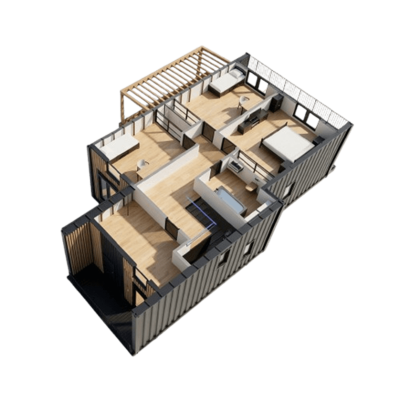 Купити домокомплект каркасного будинку СІВЕР площєю 160 м2