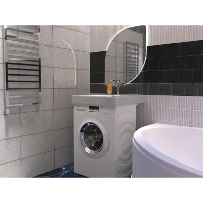 Акриловий умивальник на пральну машину Redokss San TRITON 60x60см