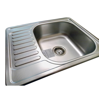 Кухонная мойка нержавеющая сталь толщиной 0,8 мм Romzha Sims Textura