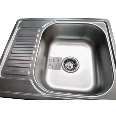 Кухонная мойка нержавеющая сталь толщиной 0,8 мм Romzha Sims Textura