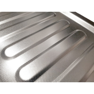 Кухонная мойка нержавеющая сталь толщиной 0,8 мм Romzha Sims Textura