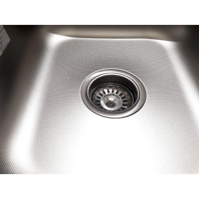 Кухонная мойка нержавеющая сталь толщиной 0,8 мм Romzha Sims Textura