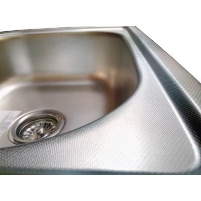 Кухонная мойка нержавеющая сталь толщиной 0,8 мм Romzha Sims Textura