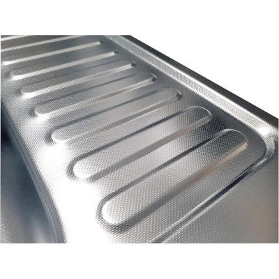 Кухонная мойка нержавеющая сталь толщиной 0,8 мм Romzha Sims Textura