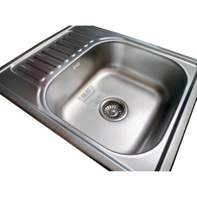 Кухонная мойка нержавеющая сталь толщиной 0,8 мм Romzha Sims Textura