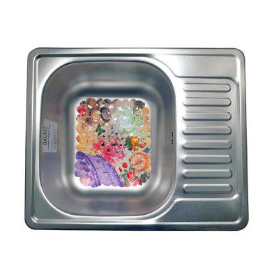 Кухонная мойка нержавеющая сталь толщиной 0,8 мм Romzha Sims Textura