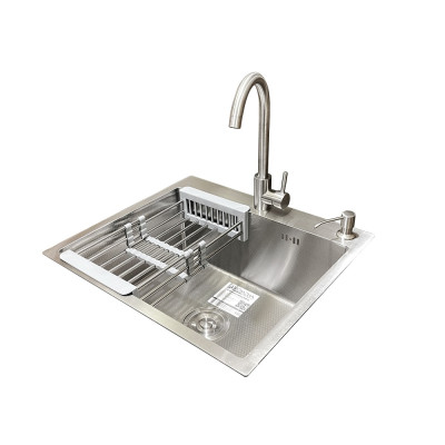 Комплект мийка + змішувач Romzha Arta Carbon U-490 (A)