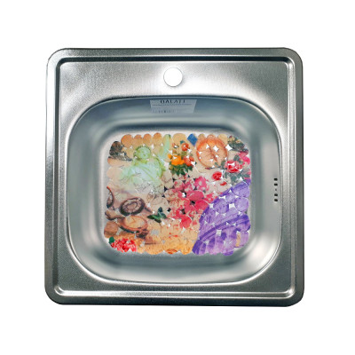 Кухонная мойка нержавеющая сталь толщиной 0,6 мм Romzha Fifika Textura