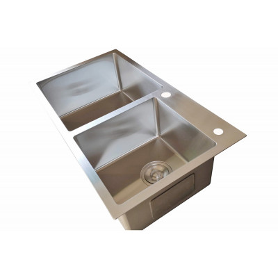 Кухонная мойка нержавеющая сталь толщиной 1.2 - 3 мм Romzha Arta U-700D