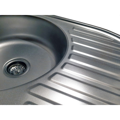 Кухонная мойка нержавеющая сталь толщиной 0,6 мм Romzha Dana Textura