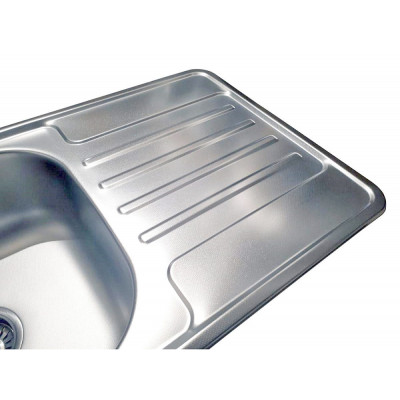 Кухонная мойка нержавеющая сталь толщиной 0,8 мм Romzha Milana Textura