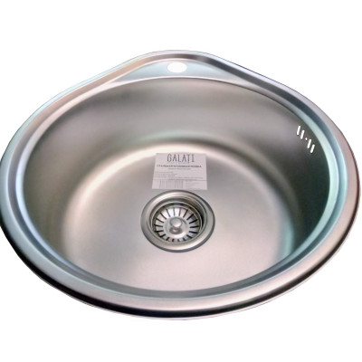 Кухонная мойка нержавеющая сталь толщиной 0,6 мм Romzha Lala Satin
