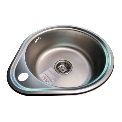 Кухонная мойка нержавеющая сталь толщиной 0,6 мм Romzha Lala Satin
