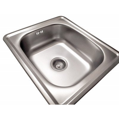 Кухонная мойка нержавеющая сталь толщиной 0,8 мм Romzha Nicola Satin