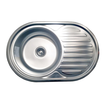Кухонная мойка нержавеющая сталь толщиной 0,8 мм Romzha Dana Nova Textura