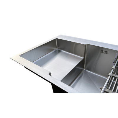 Кухонная мойка нержавеющая сталь толщиной 1.2 - 3 мм Romzha Arta Metric U-730R