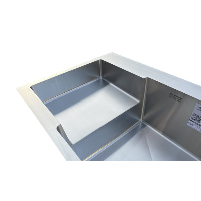 Кухонная мойка нержавеющая сталь толщиной 1.2 - 3 мм Romzha Arta Metric U-730R