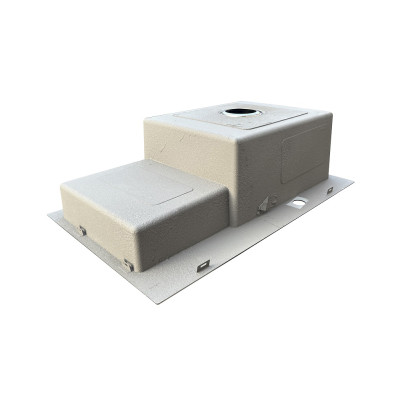 Кухонная мойка нержавеющая сталь толщиной 1.2 - 3 мм Romzha Arta Metric U-730R