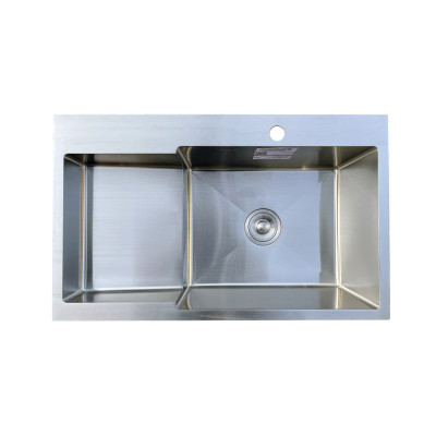 Кухонная мойка нержавеющая сталь толщиной 1.2 - 3 мм Romzha Arta Metric U-730R