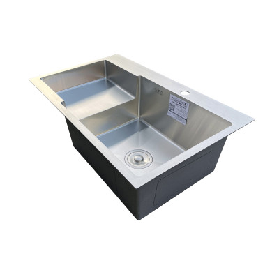 Кухонная мойка нержавеющая сталь толщиной 1.2 - 3 мм Romzha Arta Metric U-730R