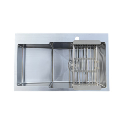 Кухонная мойка нержавеющая сталь толщиной 1.2 - 3 мм Romzha Arta Metric U-730R