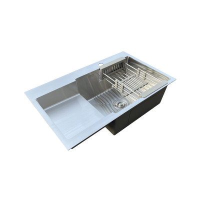 Кухонная мойка нержавеющая сталь толщиной 1.2 - 3 мм Romzha Arta Metric U-730R