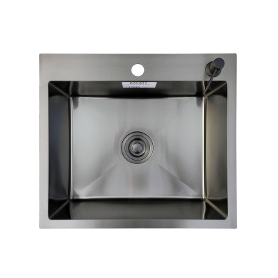 Кухонная мойка нержавеющая сталь толщиной 1.2 - 3 мм Romzha Arta U-490 BL