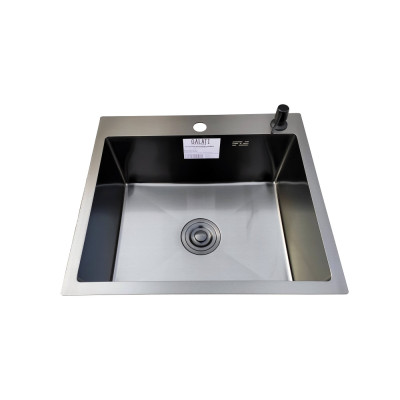 Кухонная мойка нержавеющая сталь толщиной 1.2 - 3 мм Romzha Arta U-490 BL