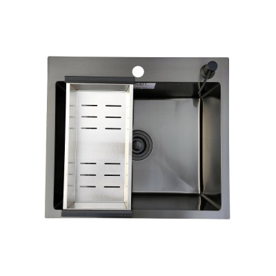 Кухонная мойка нержавеющая сталь толщиной 1.2 - 3 мм Romzha Arta U-490 BL