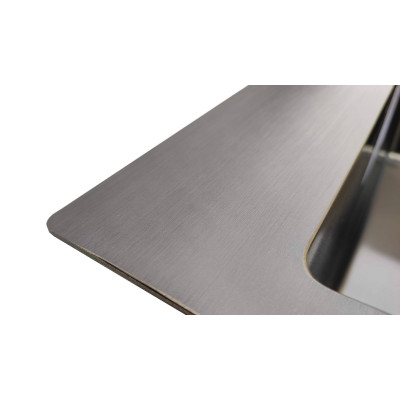 Кухонная мойка нержавеющая сталь толщиной 1.2 - 3 мм Romzha Arta U-490 BL