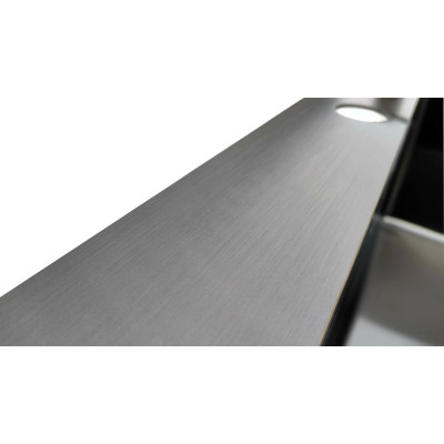 Кухонная мойка нержавеющая сталь толщиной 1.2 - 3 мм Romzha Arta U-490 BL