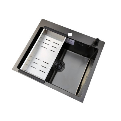 Кухонная мойка нержавеющая сталь толщиной 1.2 - 3 мм Romzha Arta U-490 BL